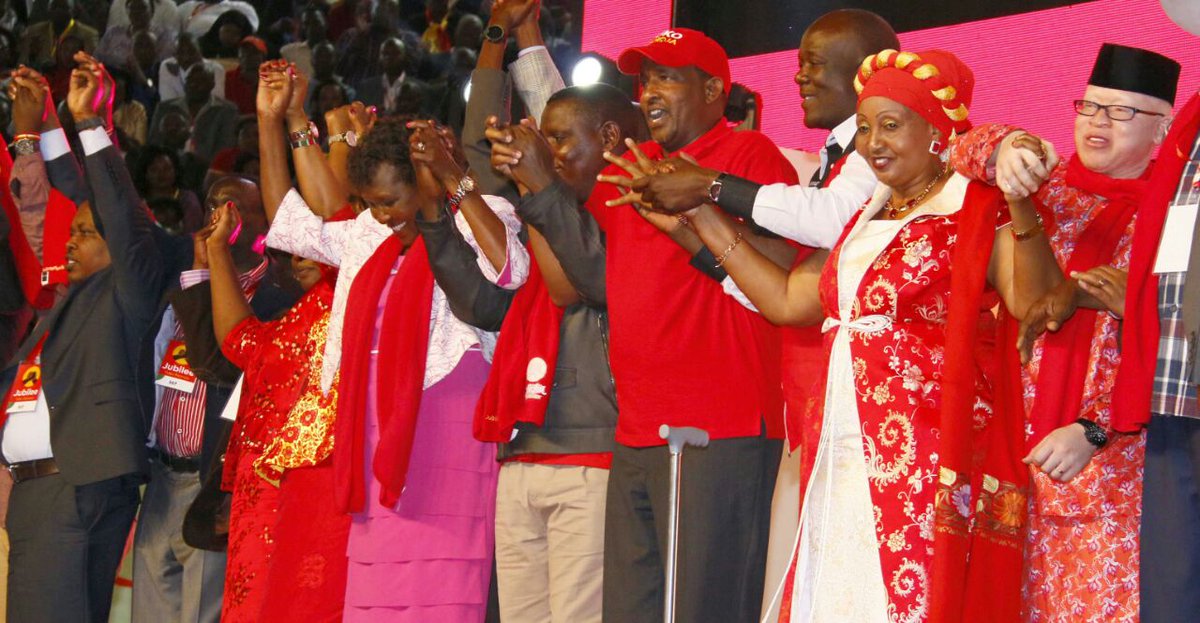 WilliamsRuto's tweet photo. Honoured to join delegates during the ratification of the mergers of affiliate parties into Jubilee Party. https://t.co/eduYlEiQxK