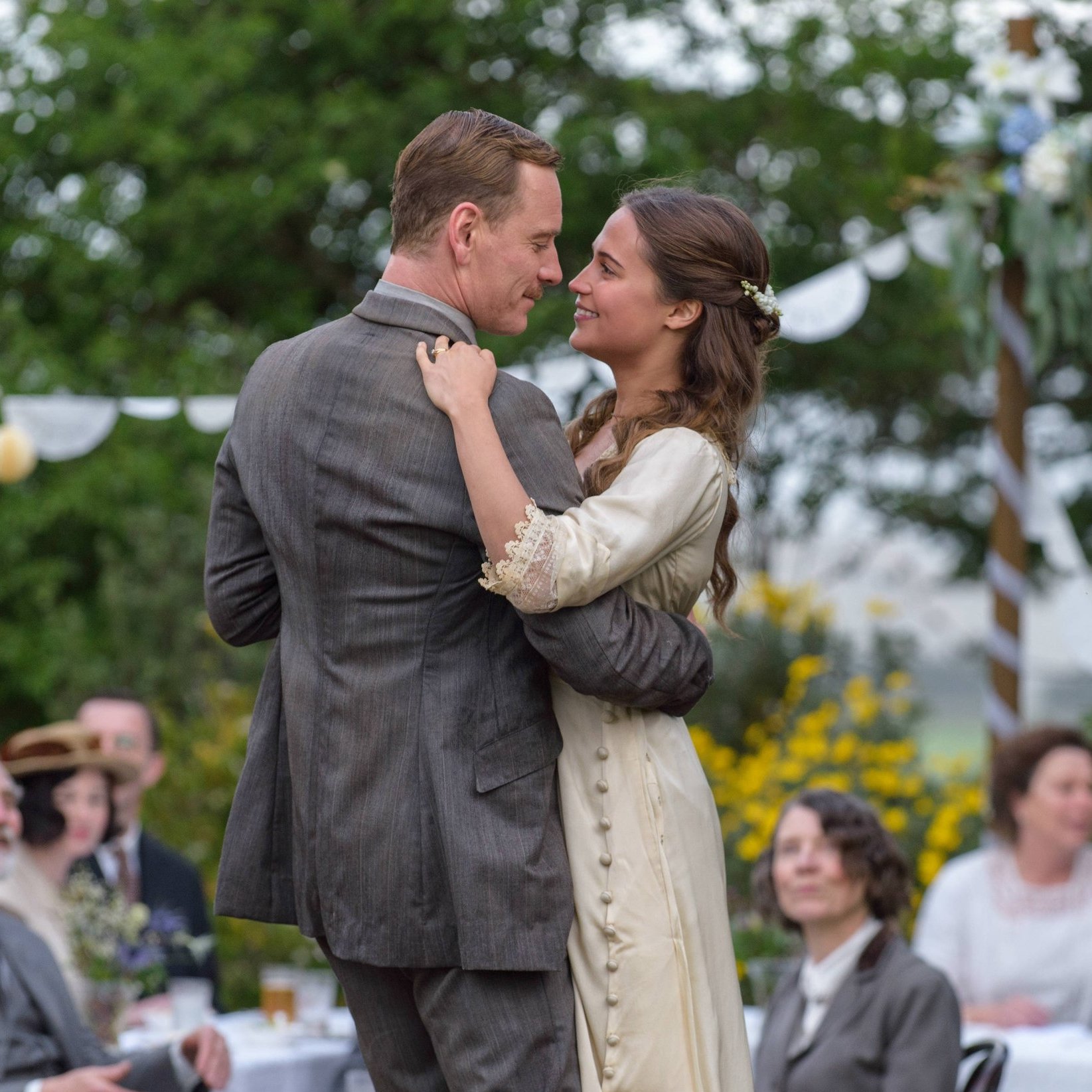 Michael Fassbender and Alicia Vikander's green wedding