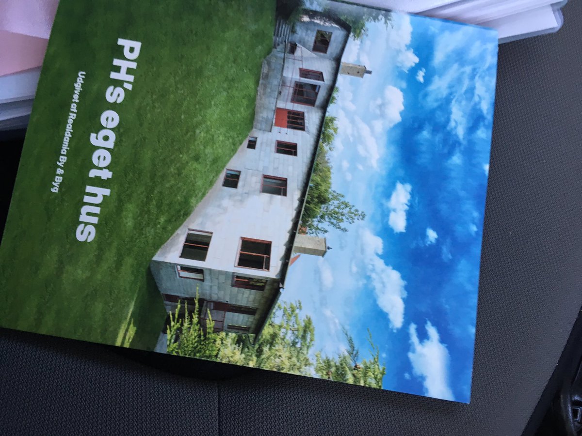 P.H.s eget hus er nu sat i stand. Fantastisk. Kan ses fra 10.-18. september. Skal ses. Kom glad. #realdania