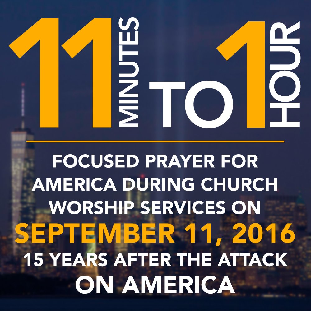 Ronnie Floyd (@ronniefloyd) on Twitter photo Pastors, it's not too late to devote 11 minutes - 1 hour to prayer on Sunday, September 11. ow.ly/qkYp303e1GR Pastors, it's not too late to devote 11 minutes - 1 hour to prayer on Sunday, September 11. ow.ly/qkYp303e1GR