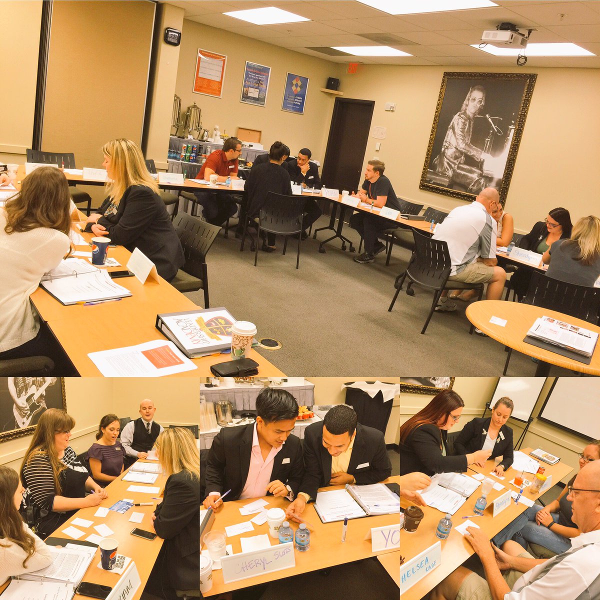 RockinGarnetGal's tweet photo. Intense conversations to choose the items that will make it on to FOUR ITEM ISLAND... #LeadershipAcademy 4️⃣🏝⁉️ https://t.co/2EykF60qsN