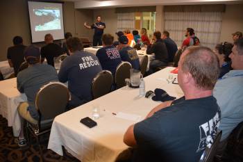 FireinCanada's tweet image. Tons of learning at #FireCon2016 this a.m.: training officers, pub ed, auto ex, big rigs, LPG, solar, &amp;amp; leadership.