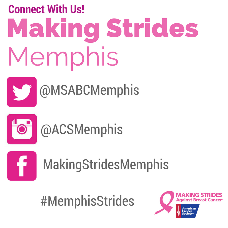 StridesMemphis's tweet photo. Connect w/ us on social media! We'll post fun, fundraising challenges & #MemphisStrides updates! #VoteStrides https://t.co/3I7afmdOtA