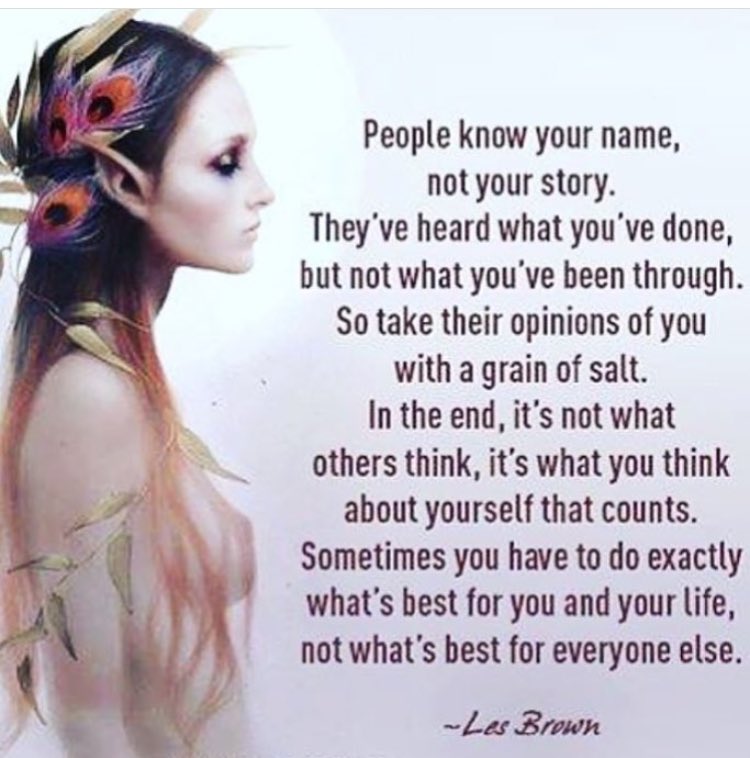 It's what you think about yourself that counts! #JoyTrain #SelfLove  RT <a href="/NADIANASREDDINE/">Nádia Nasreddine</a>