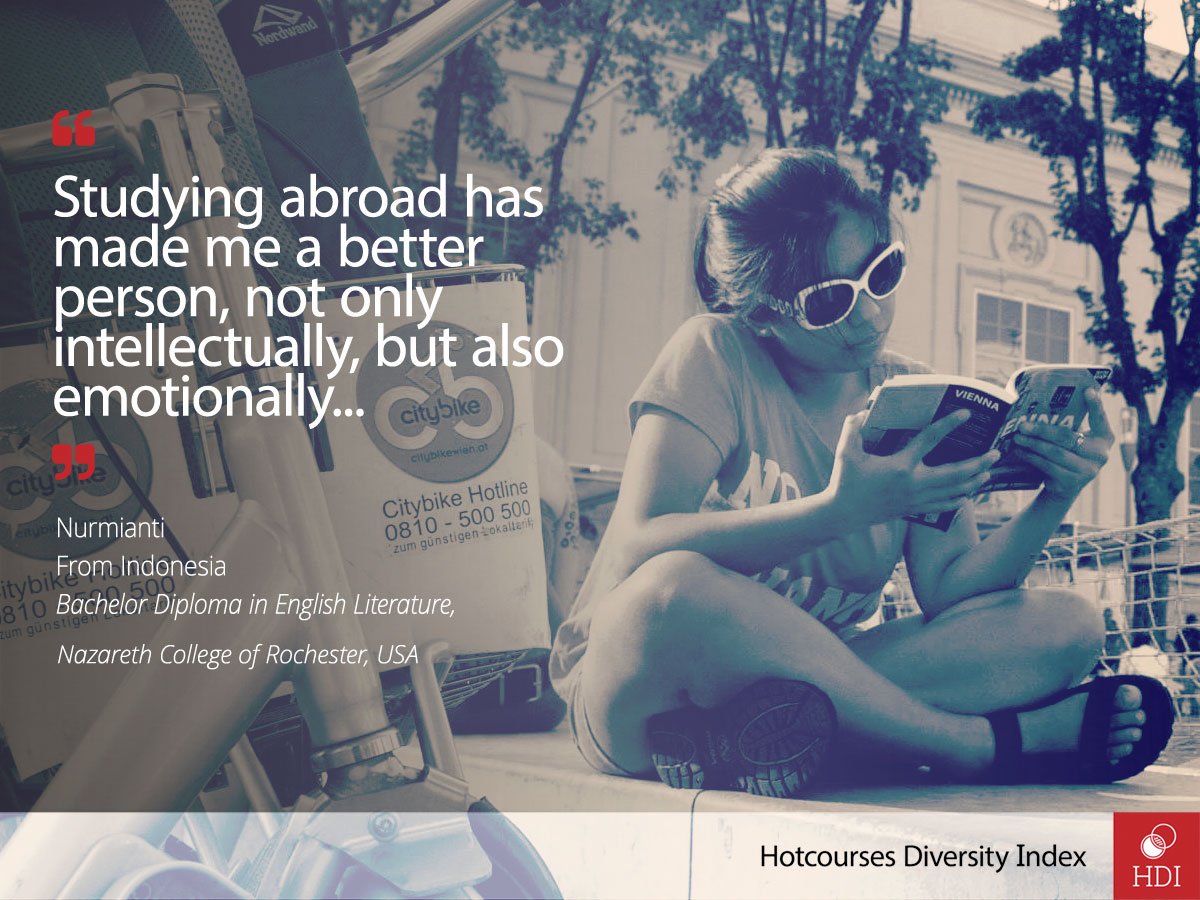 Hotcourses_Abrd's tweet image. 4th Diversity pic of the week! Nurmianti from Indonesia #diversityindex

bit.ly/2c1gpAk