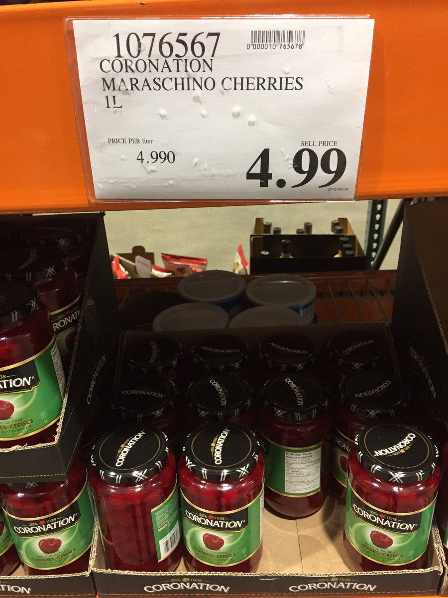 costco maraschino cherries