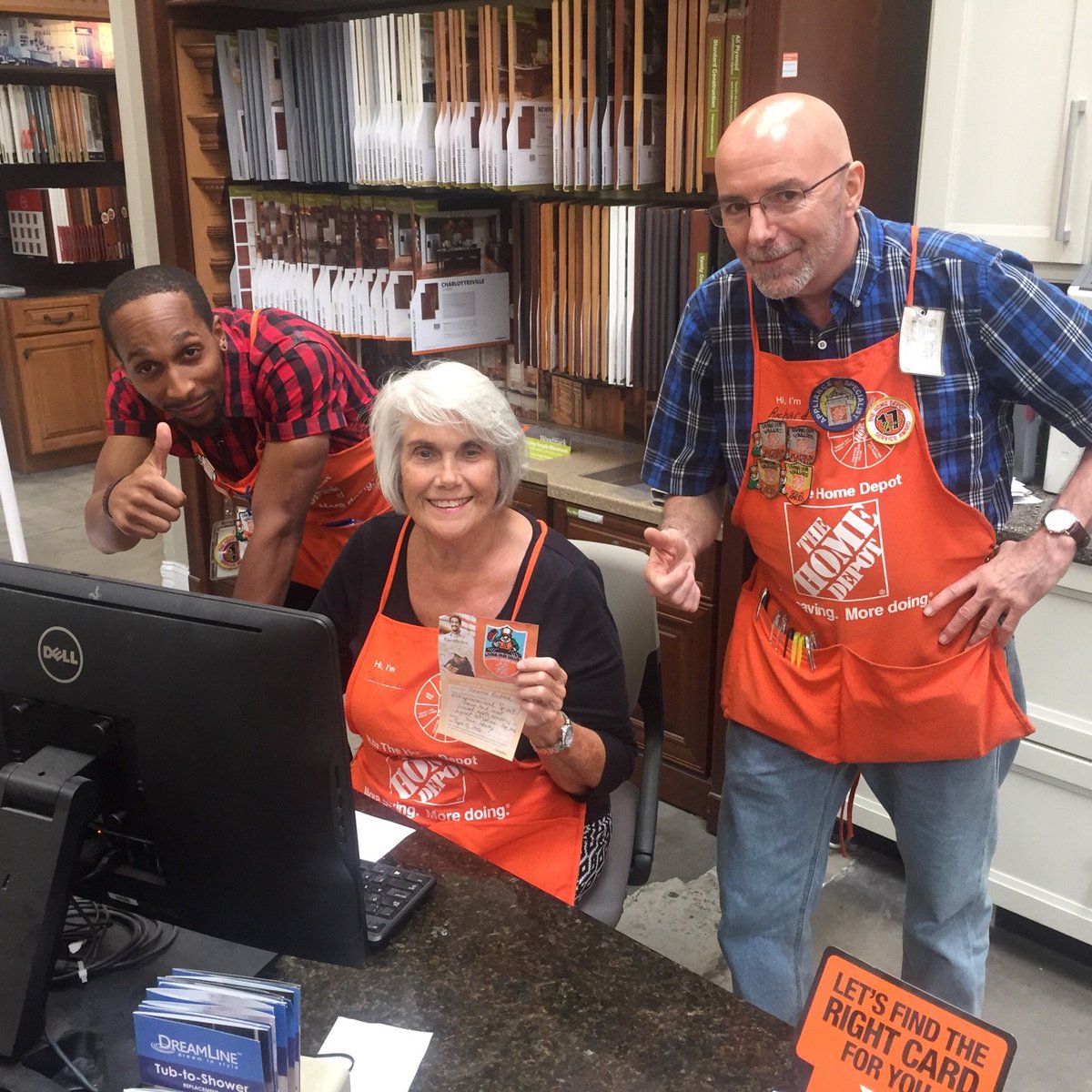 HDI contest winner Sharon Butler! Congrats!!! <a href="/mica_kimberly/">Mica kimberly</a> <a href="/THDRyanSilcott/">Ryan Silcott</a> @THDMBaker