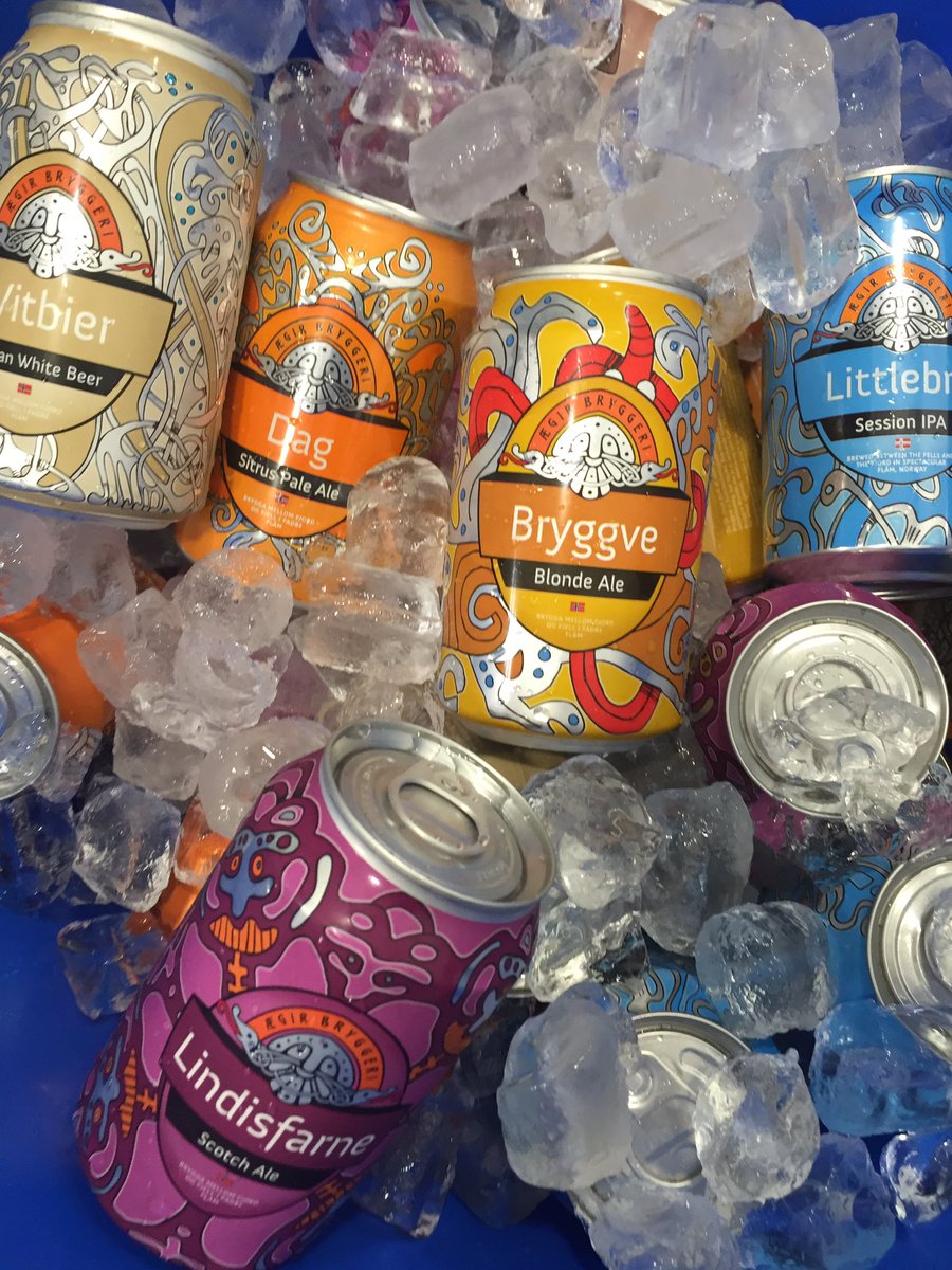 All_Good_Beer's tweet photo. The @aegirbryggeri beers are on ice here @Startisans @VBADmarket Get down here for some #craftbeer from Norway 🇳🇴 https://t.co/qd8gbuVp60