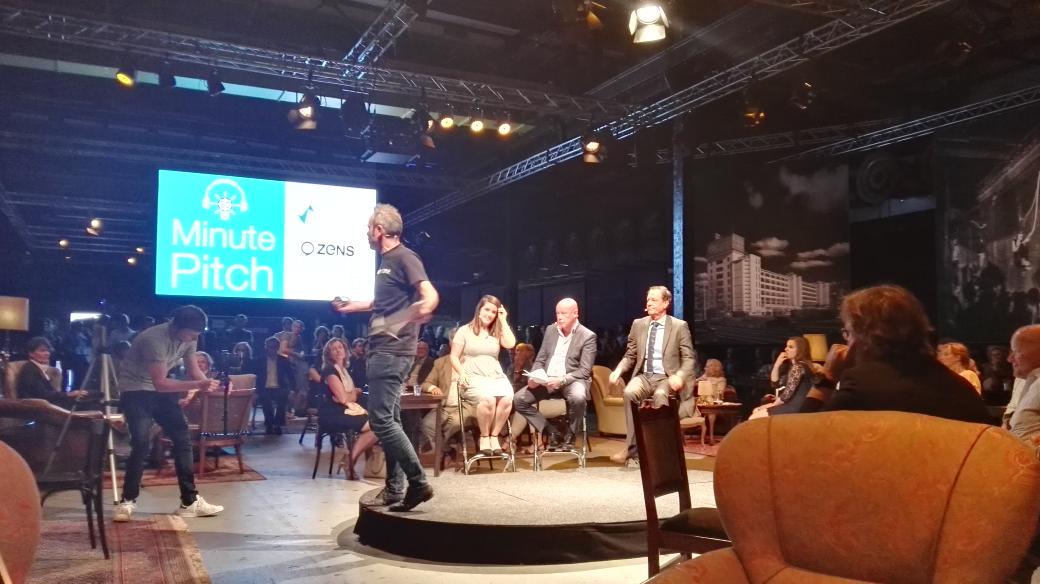 jimstolze's tweet image. Nice 1 minute pitches by #Eindhoven startups #zens #smartrobotics #carinwear
