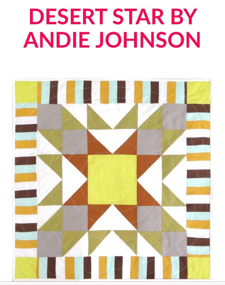 AndieJohnsonSew's tweet photo. I collaborated with @RJRFabrics1 to make this little gem! Free download https://t.co/wn7C0dgx6Z #quilting #miniquilt https://t.co/6S6I87rlIG