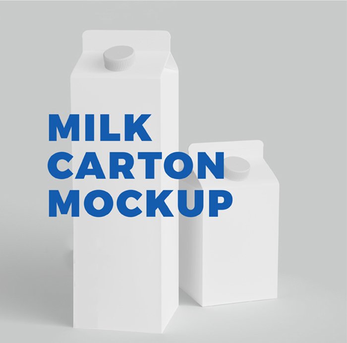 webressources's tweet image. Free Milk Carton Mockups - bit.ly/2cp8SPp