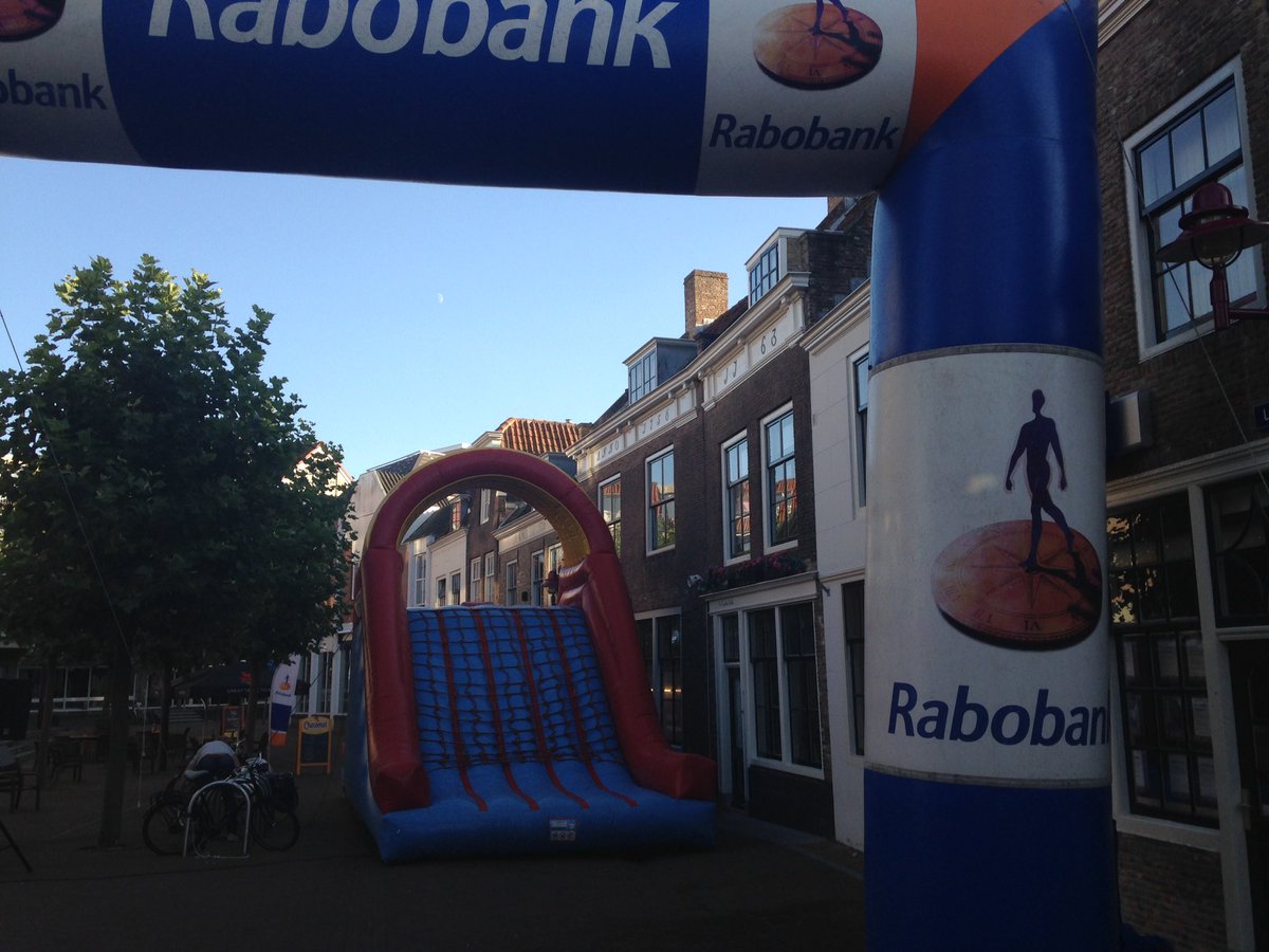 CoenIngelse's tweet image. Wachten op eerste (hard)loper #city trail Middelburg @RabobankWNB