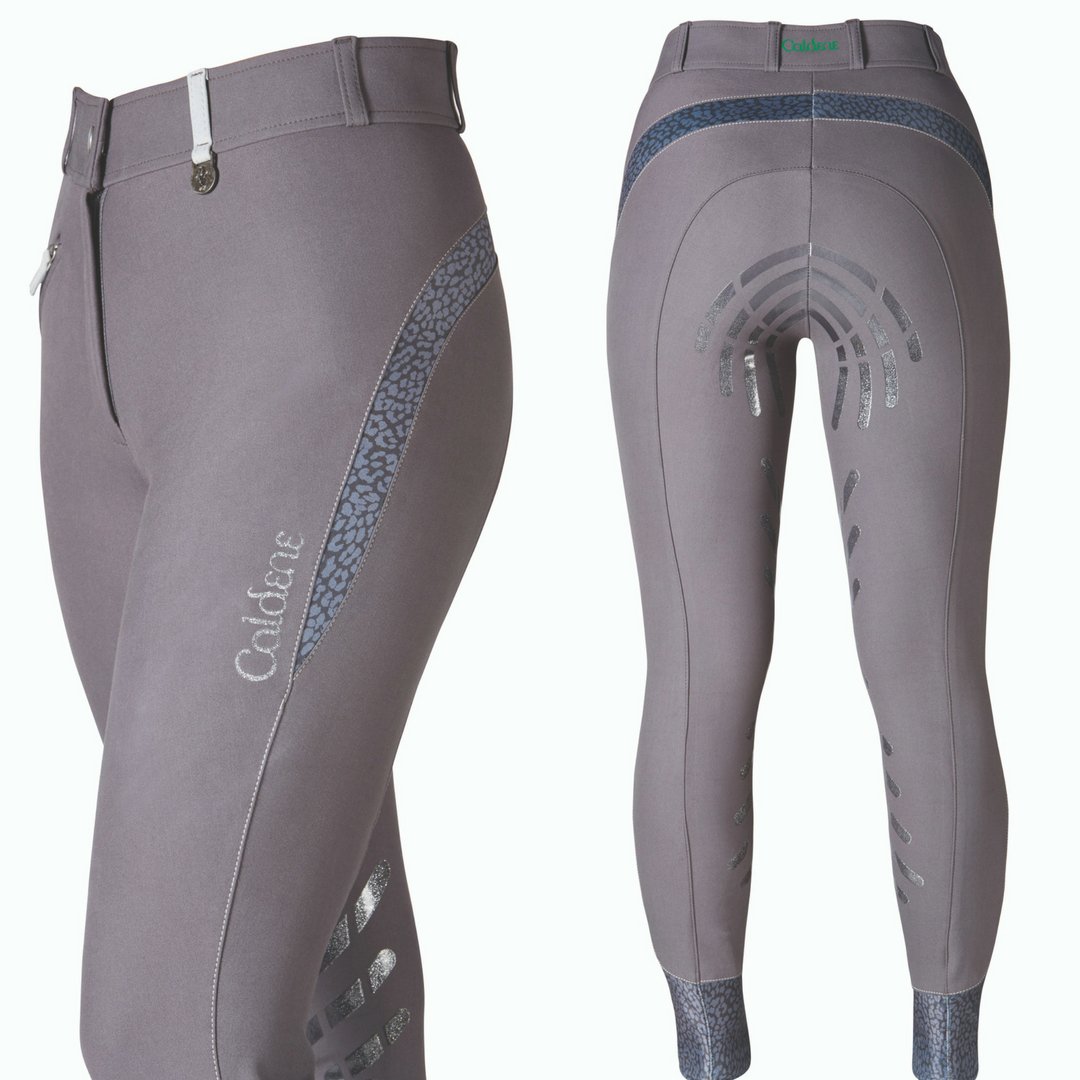 Caldene's tweet image. Bellegra Breeches!
'Ergonomically printed seat and legs with a subtle glitter silicone print for optimised grip.'