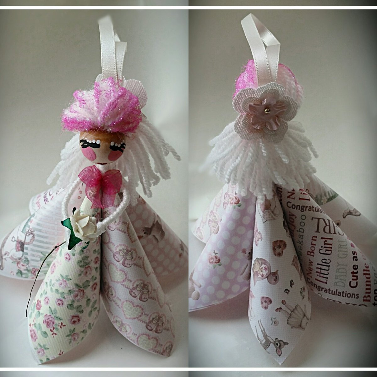 PaperCraftTrain's tweet image. 'It's a girl' fairy for the special little princess #MadeWithLove #PaperCraftTrain  #Petite #Sparkle £8 free P&amp;amp;P