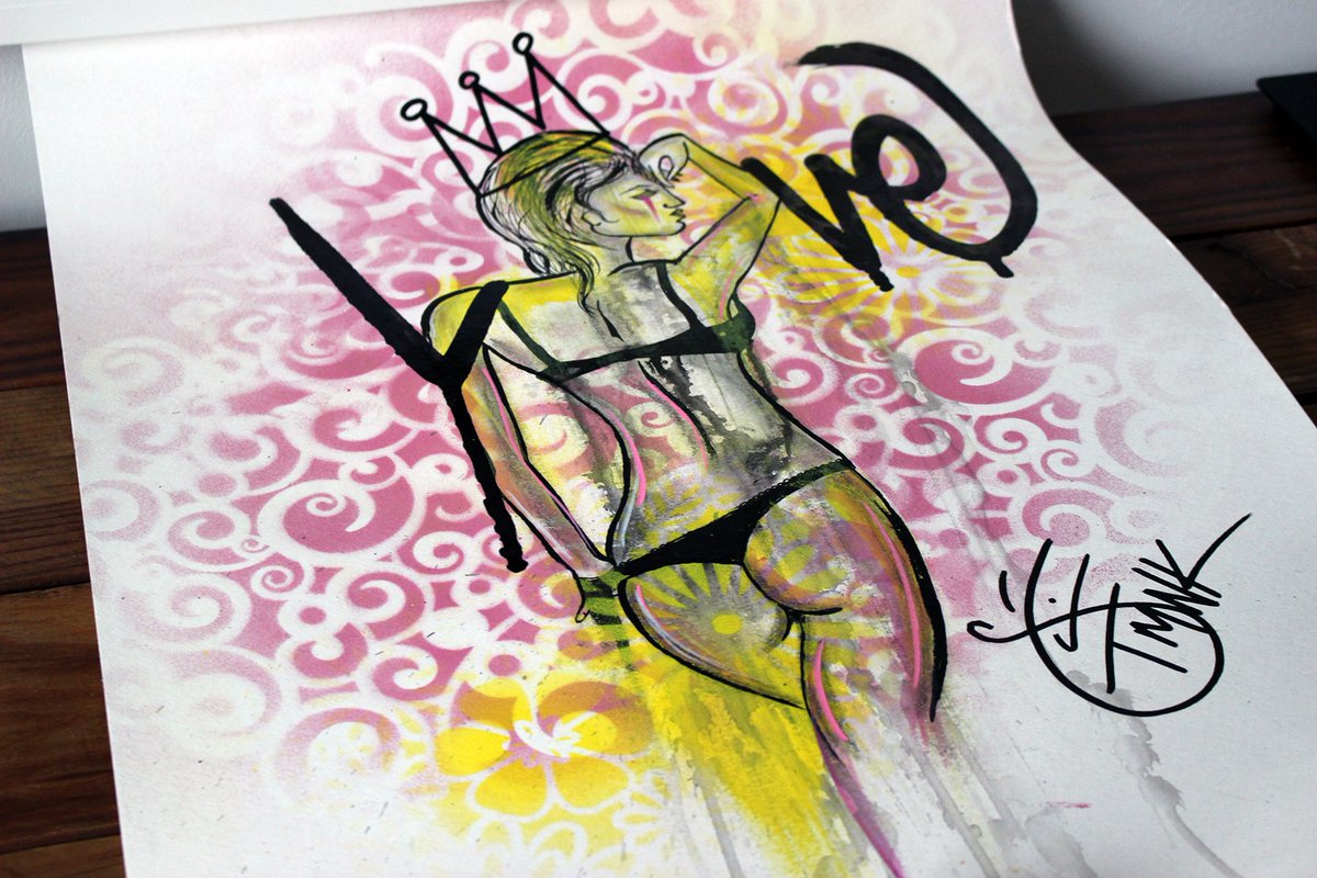 This beautiful piece from #TMNK (<a href="/ArtIsMyWeapon/">TMNK aka NOBODY</a>) has arrived, can't wait to get it hung!

#Art #StreetArt #NYC #Love