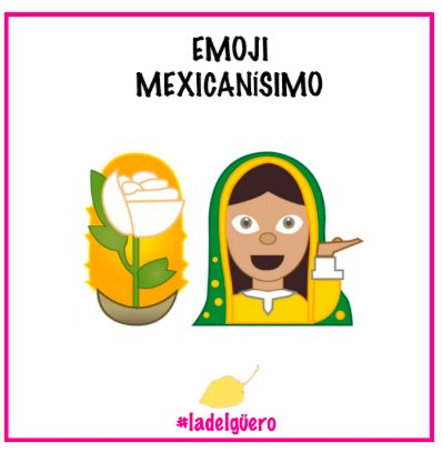 En este mes tan mexicano, le pedimos a la Rosa de Guadalupe que no nos de la cruda tan fuerte.