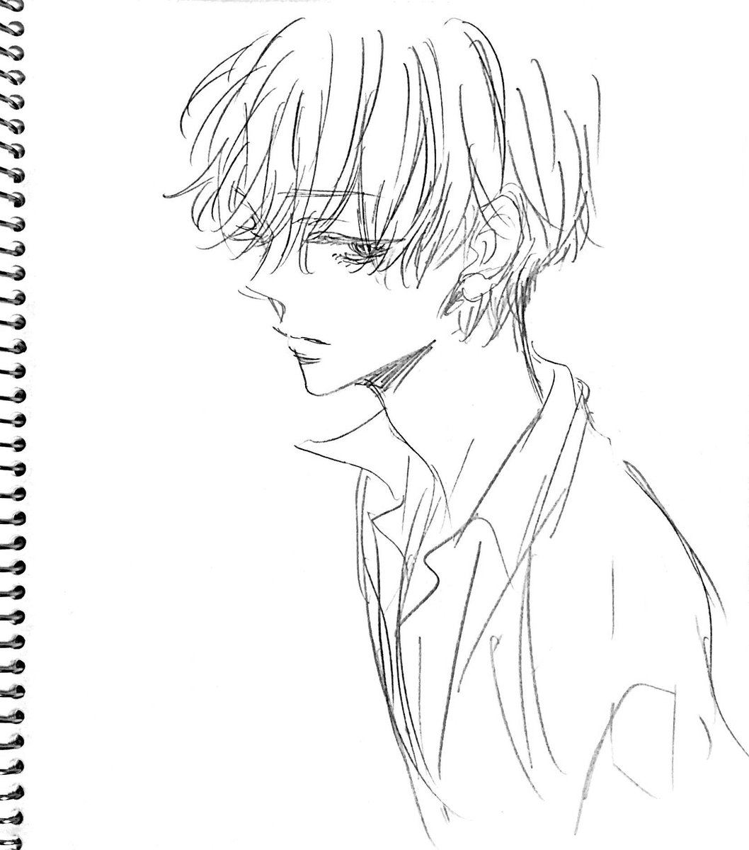 息抜きに描いてみた

#手癖で美少年を一人描いてください 