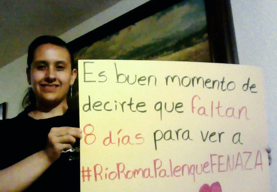 OirAmorZac's tweet photo. Turno de @Isa_Rio_Roma 
Faltan 8 días
#RíoRomaPalenqueFENAZA 
corre x tus boletos se agotan!
@RioRomamx en @feriazac https://t.co/FFSirZf5sh