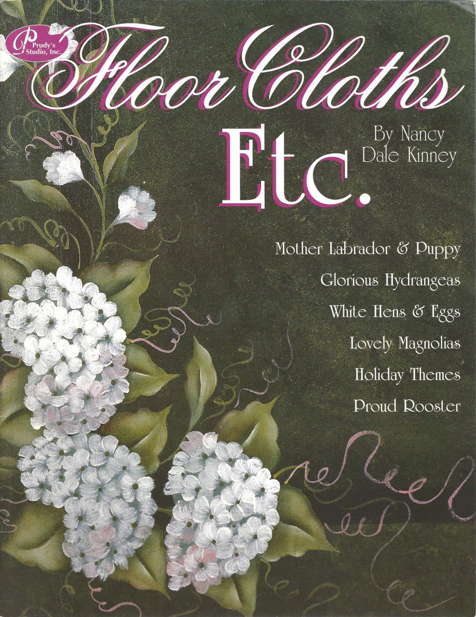 dovesclosetinc's tweet image. Floor Cloths Etc. by Nancy Dale Kinney Tole Painting Book FI0214 etsy.me/292ILIC #Etsy #SnowmanPattern