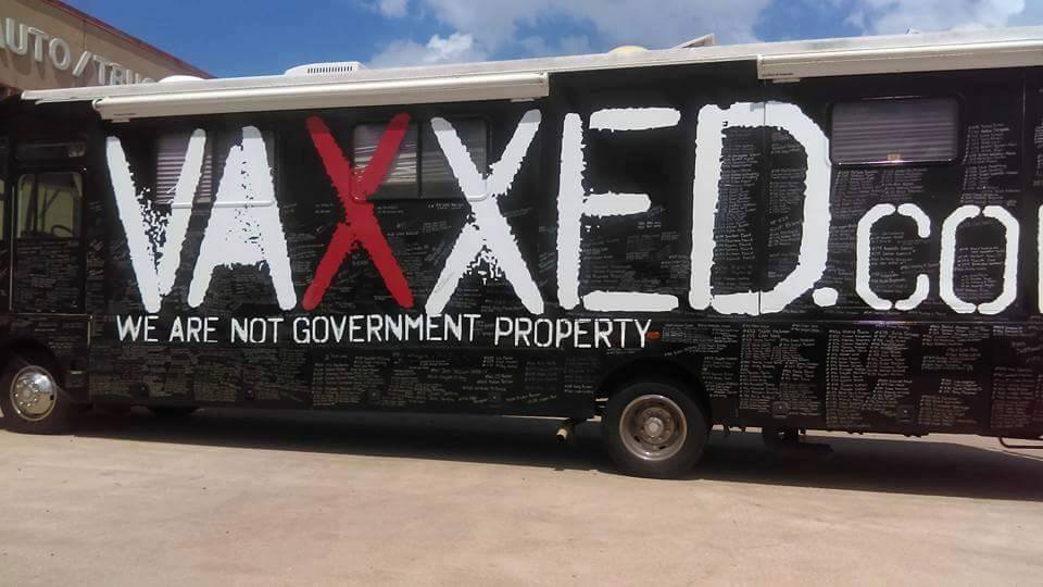 #b1less name on the bus. #vaxxed #fightforchildren #BeBrave  DEMAND vaccine truth!  cdctruth.info