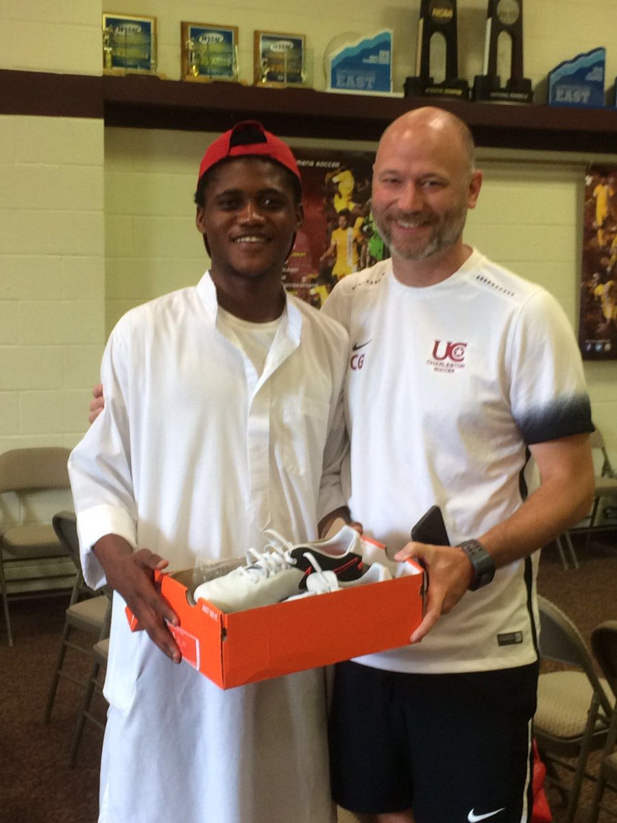 Great to see illal settling in well at his university in America. #Charleston #ghana
