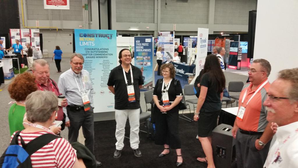 lanebeougher's tweet photo. A real face-to-face meeting of #CSINext Virtual Chapter at the #CSI booth at #CONSTRUCT with 10 of our members! https://t.co/dFPyHZwFBb