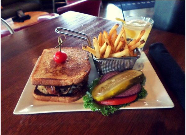 A new month means a new specialty burger &amp; cocktail! Introducing our A1 Steakburger &amp; The Gold Rush!