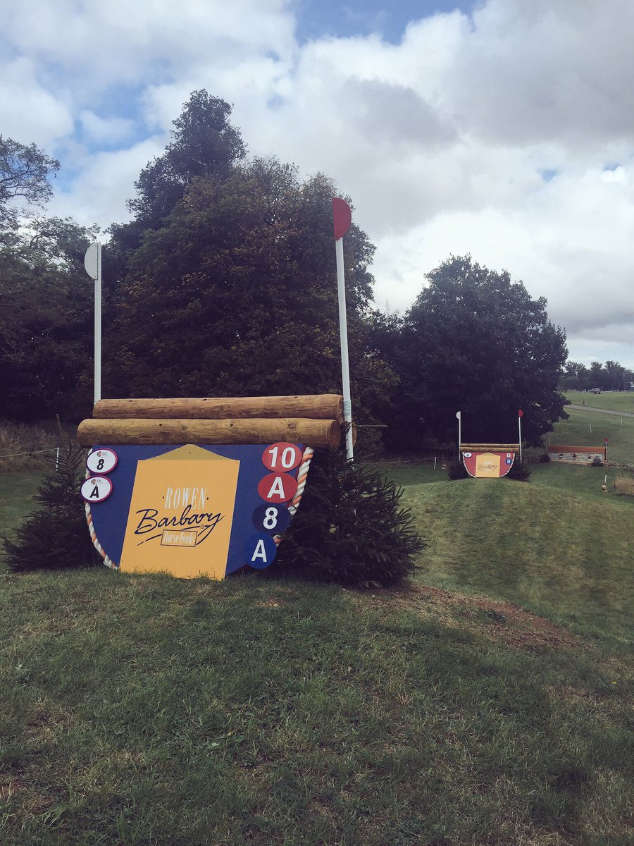 BlenheimHorse's tweet photo. With today's action over, excitement builds for tomorrow's XC #blenheimhorse #BPIHT #XC #hugefences https://t.co/YF66SwZ0o7
