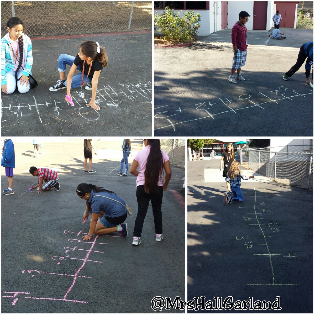 MrsHallGarland's tweet photo. 6th graders draw number lines with #integers and #rationalnumbers to play Simon Says @vistamagnet https://t.co/bVWvPRUmiT