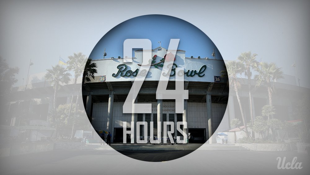 UCLAFootball's tweet photo. This time tomorrow. #GoBruins https://t.co/NskNoG9VrP