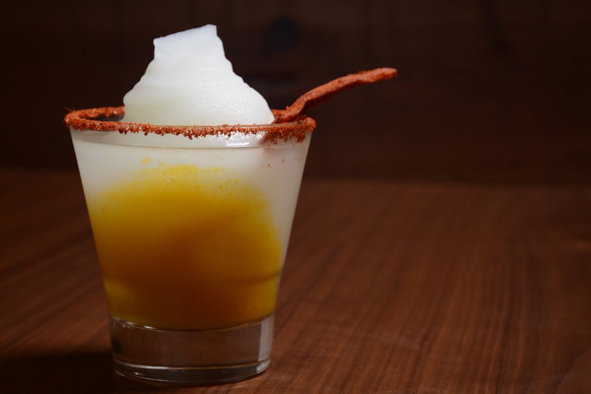 #TGIF and time to kick-off the #weekend with Beverage Director Colin Pflugradt's #Mango con Chile Frozen #Margarita!