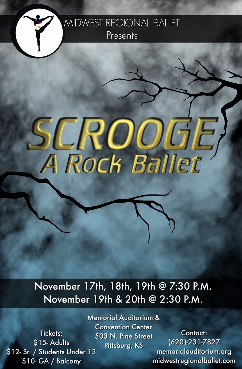 Our newest original production "SCROOGE: A Rock Ballet" will premiere this November!  #MRBScrooge