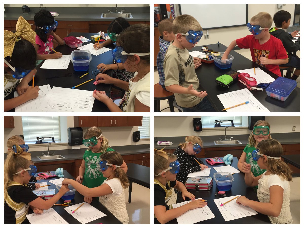 JHoweth's tweet image. Matter cootie catchers and sink or float lab!! #PES_pride