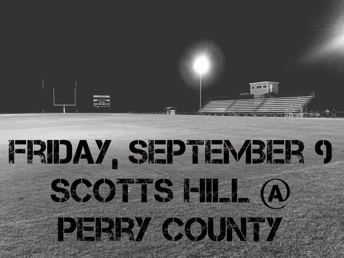 ScottsHillSS's tweet photo. GAMEDAY Scotts Hill. The Lions travel to Perry County tonight. Kickoff at 7. https://t.co/gyiwUcB1tk