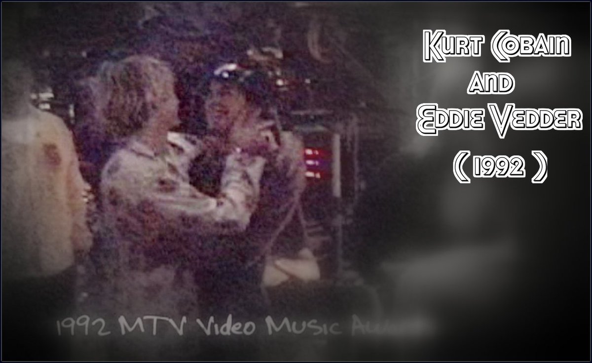 Eddie Vedder And Kurt Cobain
