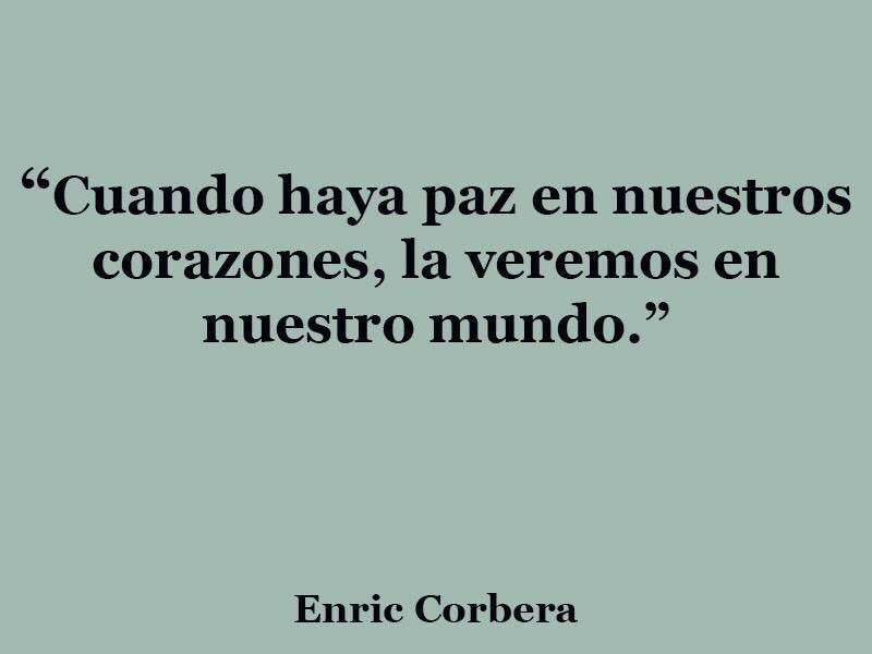Si queremos paz,tolerancia,armonía,colaboración,partamos con el ejemplo.
No basta con reclamar,culpar y quejarnos.