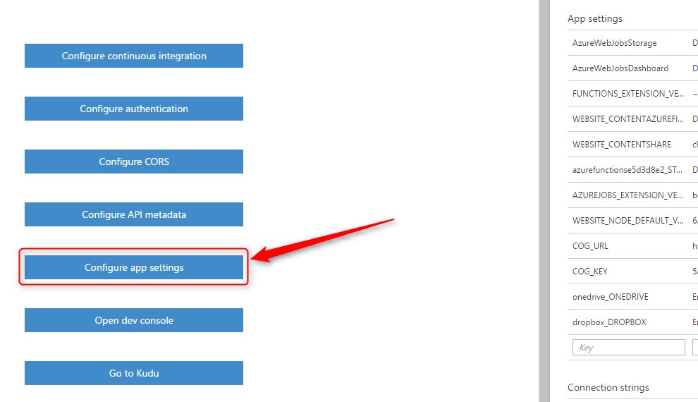 #AzureFunctions tip of the day: Store secrets/settings in App Settings, not your code! <⚡>