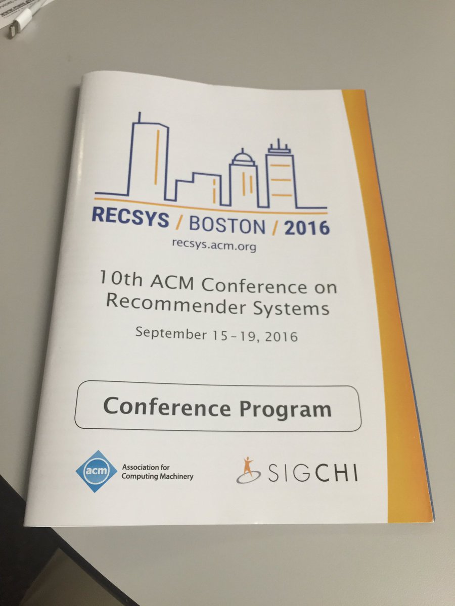 wernergeyer's tweet image. The @ACMRecSys #recsys2016 program has arrived!!!