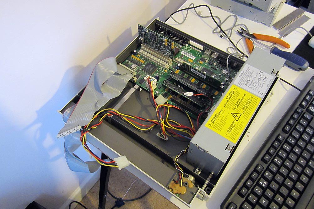 Tom_WFS's tweet image. My #Acorn #RISCPC might be ready for #RaspberryPi #Rjam's it started today in bits but was working by the evening!