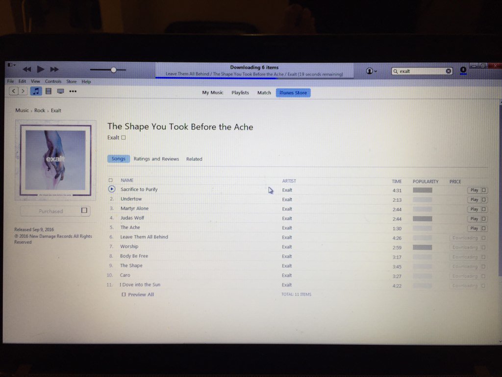 What's up rock fans!? <a href="/exaltband/">EX</a> Released #TSYTBTA today! DO NOT sleep on this banger of a record!