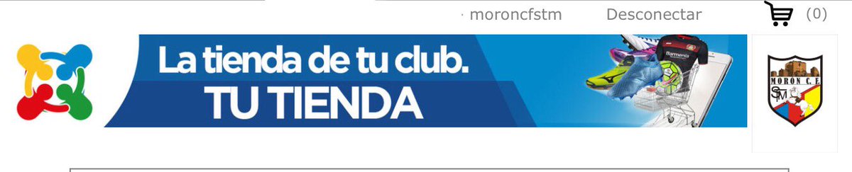 📢Para ver y/o comprar las equipaciones pincha en el escudo (arriba-derecha) moroncfstm.esportclub.es #GanamosTodos
