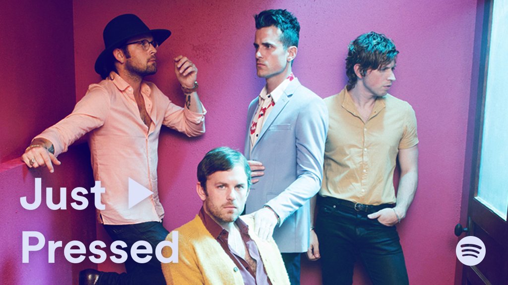 SpotifyCanada's tweet photo. #KOL7 #Walls is almost here. The first single #WasteAMoment is #JustPressed. @KingsOfLeon. https://t.co/vIleserUNS https://t.co/tqK4HKPeZ2