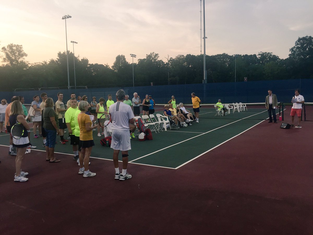 We are getting started! Come join us! #24HoursofTennis