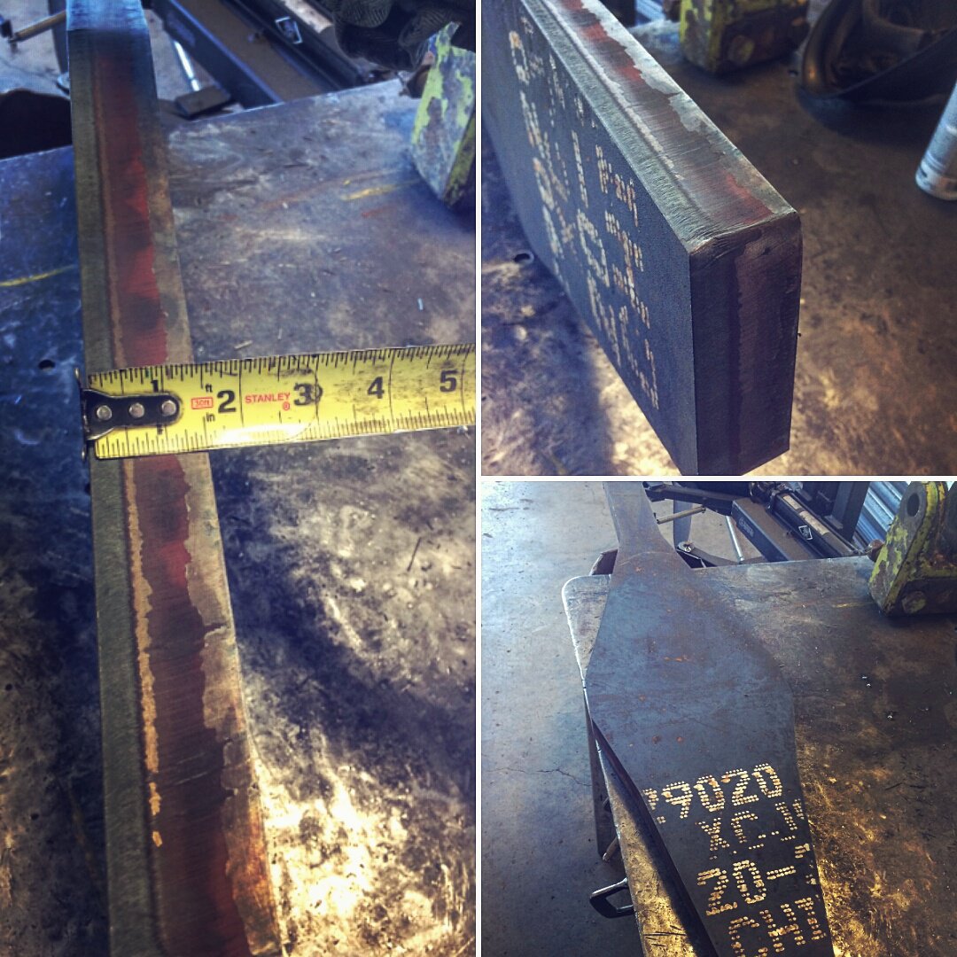 arclightdynamic's tweet image. 1 1/2&quot; plate. Yup. We can do that! This picture was sent in from C&amp;amp;C Welding Inc. in Emerson, Wa. #arclightdynamics