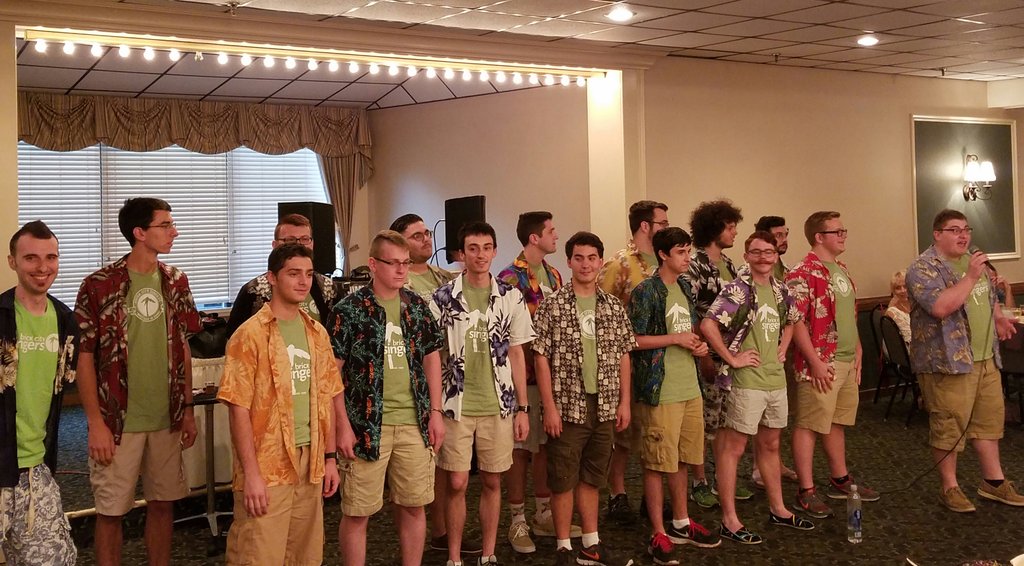 RIT a capella group performing at 4th Annual Lifetime Care Hospice Harvest Festival.