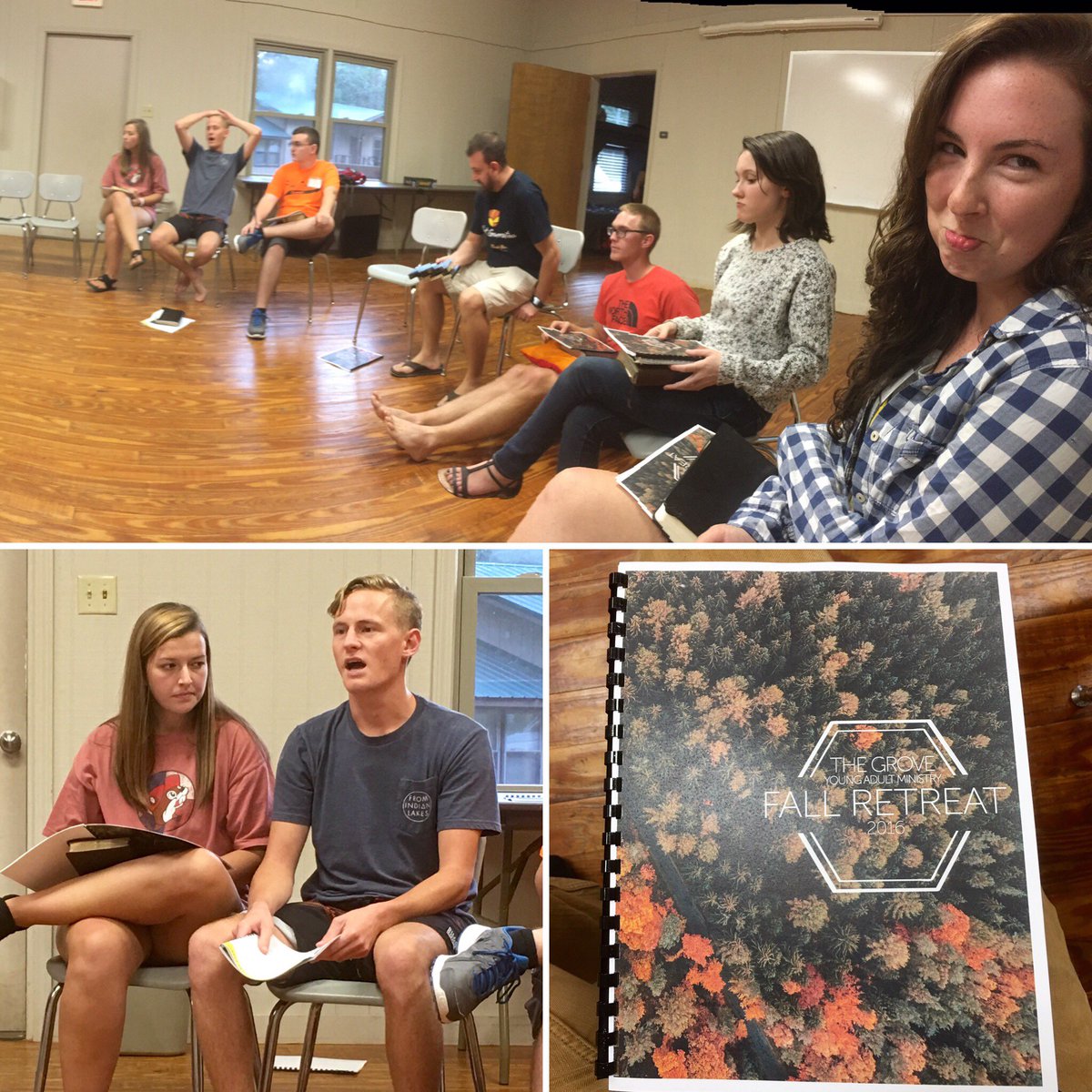 Starting our first night of bible study and fellowship at <a href="/shoccosprings/">Shocco Springs</a> #groveretreat #ptbclife
