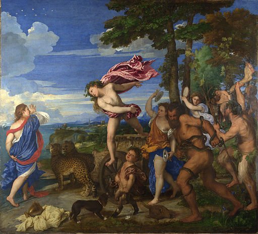 worldpainting2's tweet image. Bacchus and Ariadne  (1520-1523)

Tiziano Vecellio