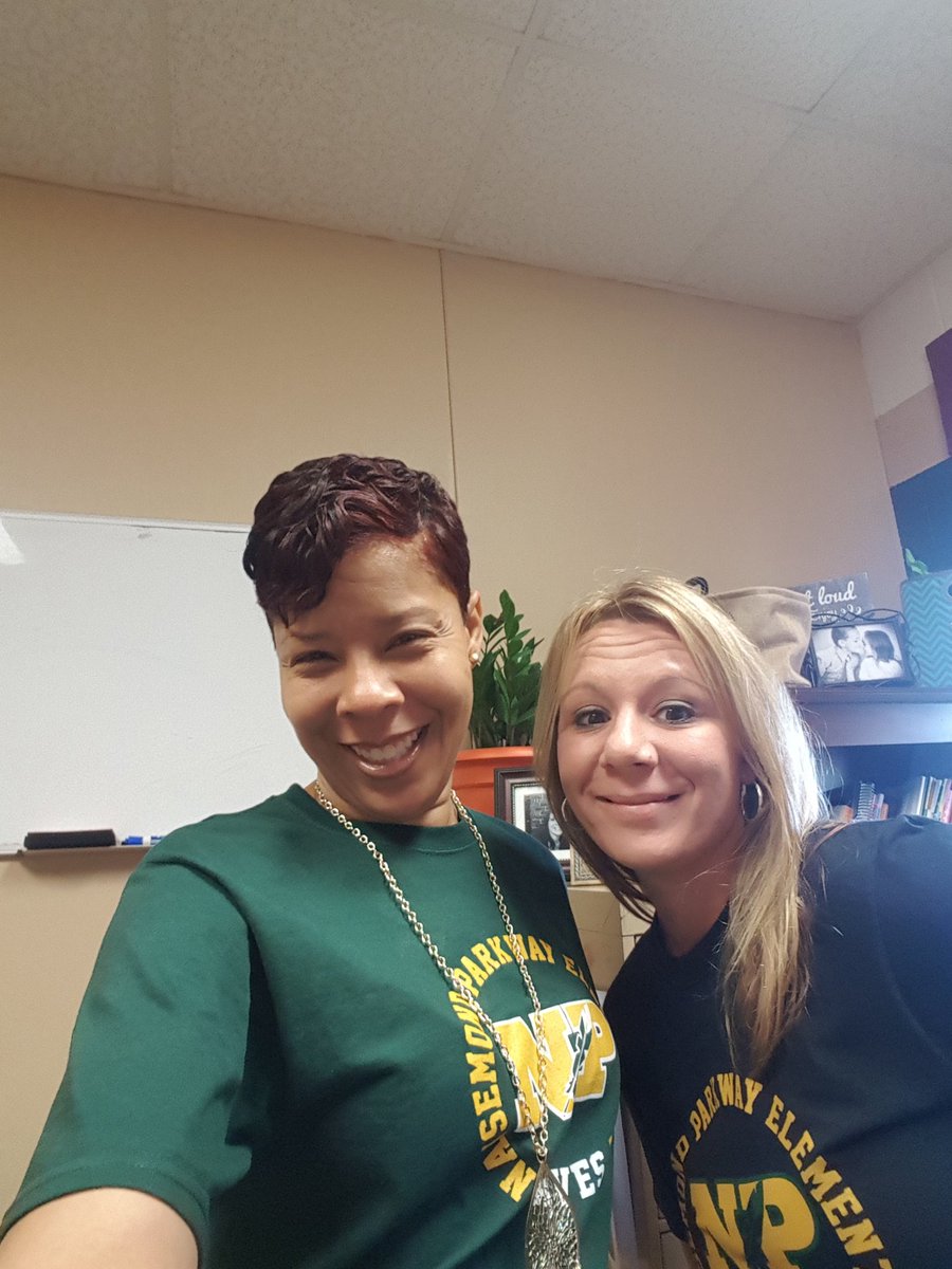 ChanelBryant4's tweet photo. Dynamic Duo of NPES celebrating a very successful first week!! #npes #adminlyfe @jenconner1219 https://t.co/xVLmvR73ci