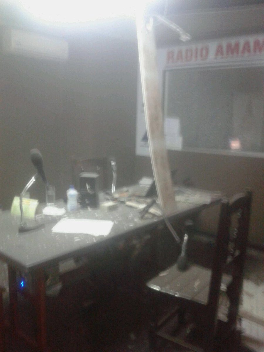 Varios heridos se reportan en Radio Amambay