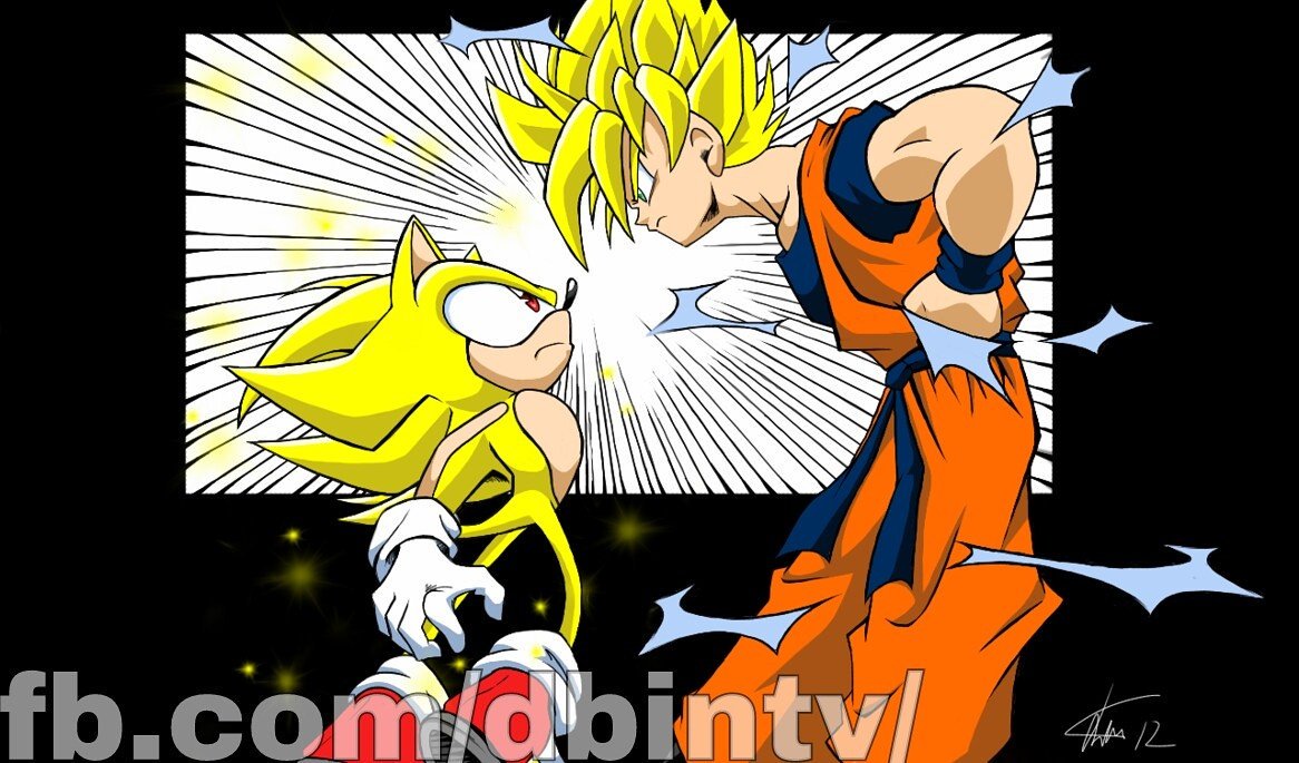 dragon ball z and sonic dragon ball z and sonic
